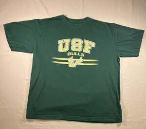 NCAA By KA Inc. USF Bulls Green T-Shirt Large
